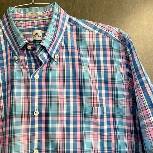 Peter Millar Men’s Short Sleeve Button Down Shirt - Picture 3 of 4